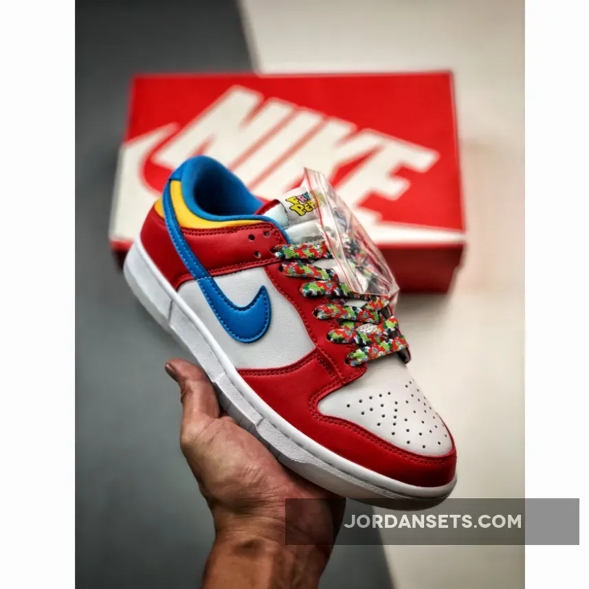 LeBron James x Nike Dunk Low 'Fruity Pebbles' - Kids Lebrons Shoes