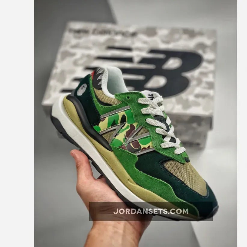 BAPE X New Balance 57/40 Olive Green For Sale
