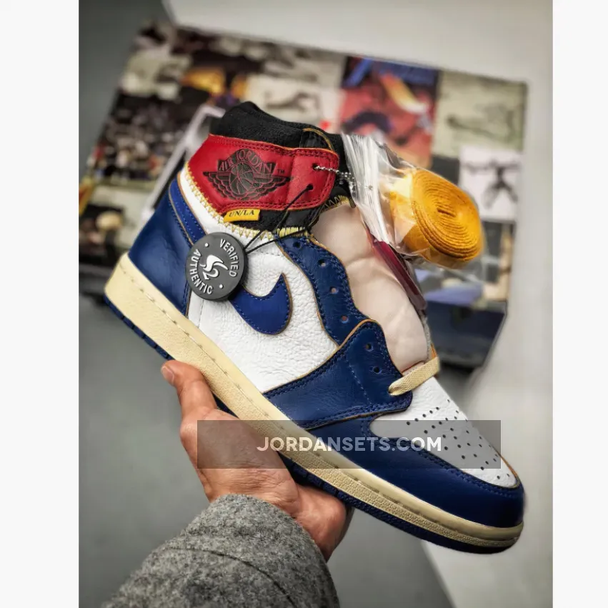 Union LA x Air Jordan 1 Retro High NRG ‘Storm Blue’ , Aj 1 Union La BV1300-146