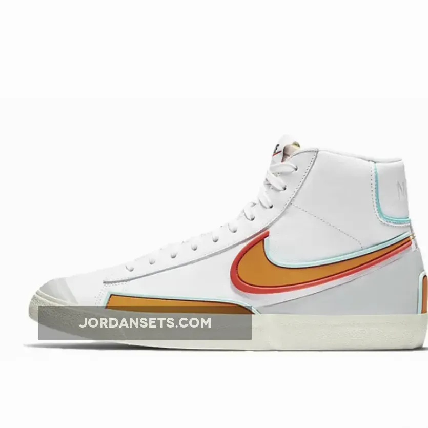 Nike Blazer Mid 77 Infinite White Orange DA7233-100