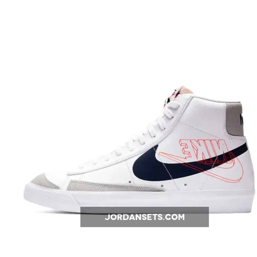 Nike Blazer Mid '77 Reverse Logo White DA4651-100 blazer mid 77 vintage reverse logo