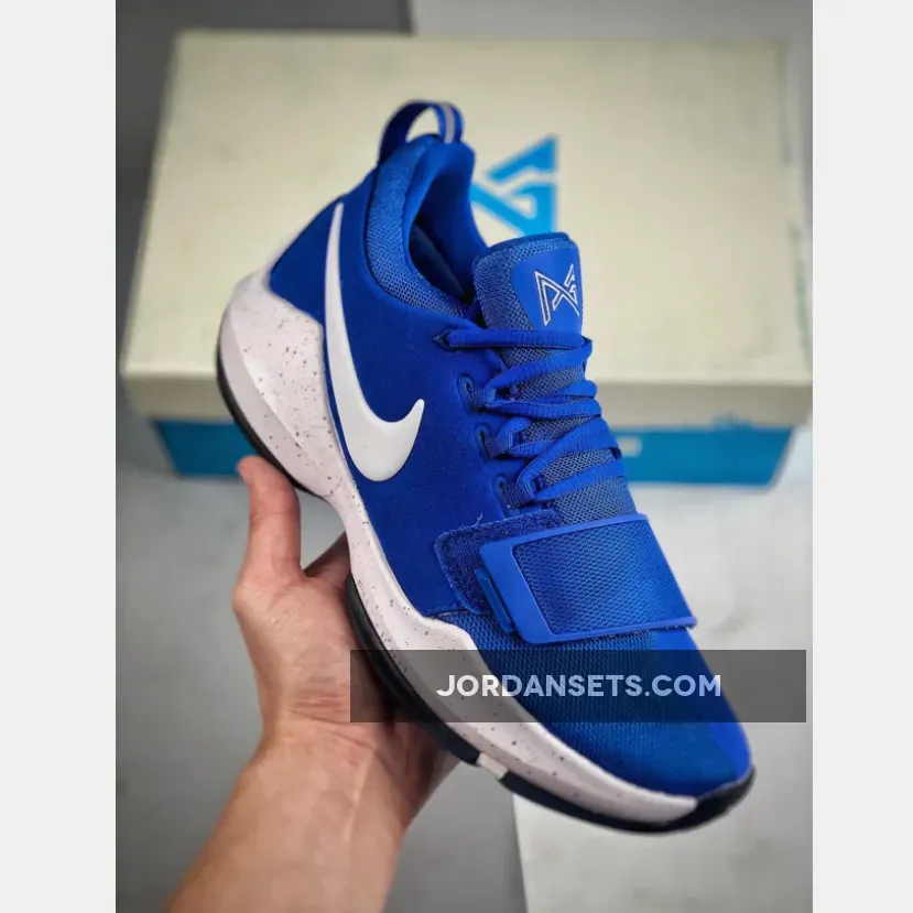 Nike PG 1 Game Royal/Black-White 878627‑400 Where To Buy