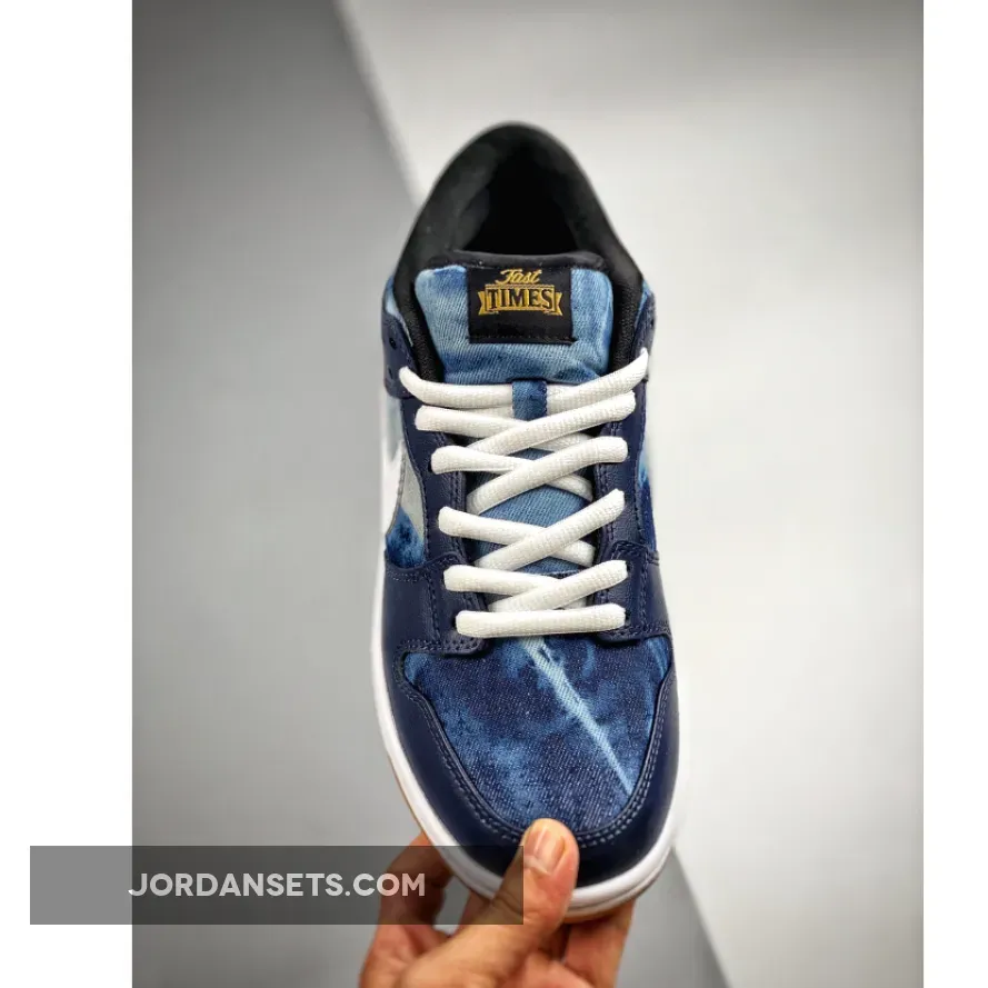 Nike SB Dunk Low Fast Times Black/White-Midnight Navy - fast times dunks
