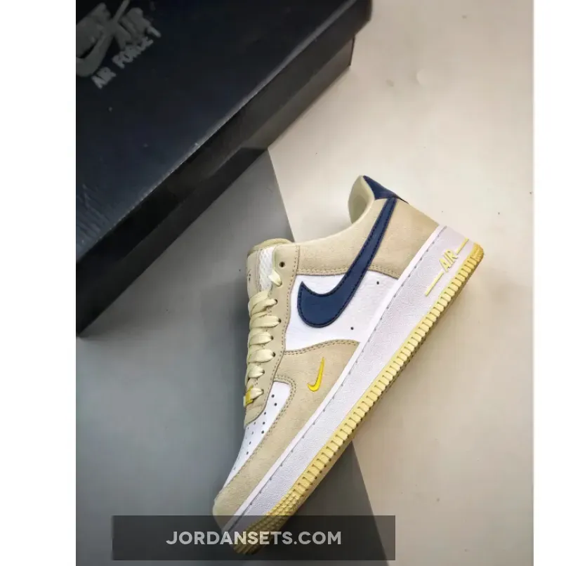 Nike Air Force 1 Low White Navy Gold FV6332-100 Nike Air Force 1 Low White Navy Gold FV6332-100