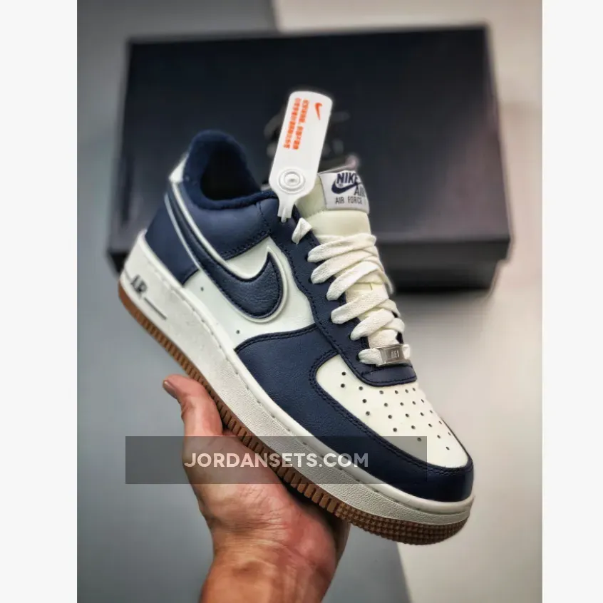 Nike Air Force 1 Low 'College Pack' White Navy Gum navy air force ones