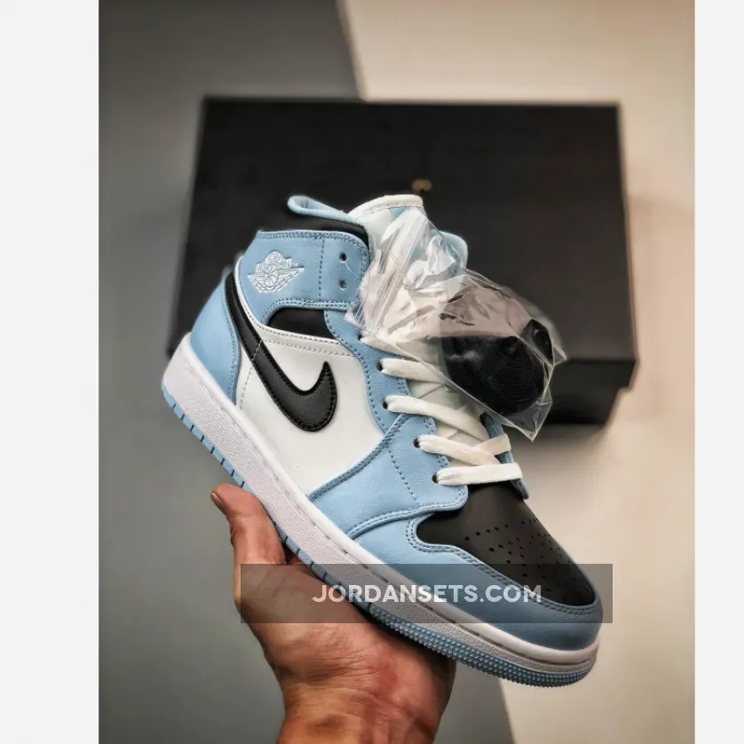 Air Jordan 1 Mid Ice Blue #ice blue jordan 1 mid