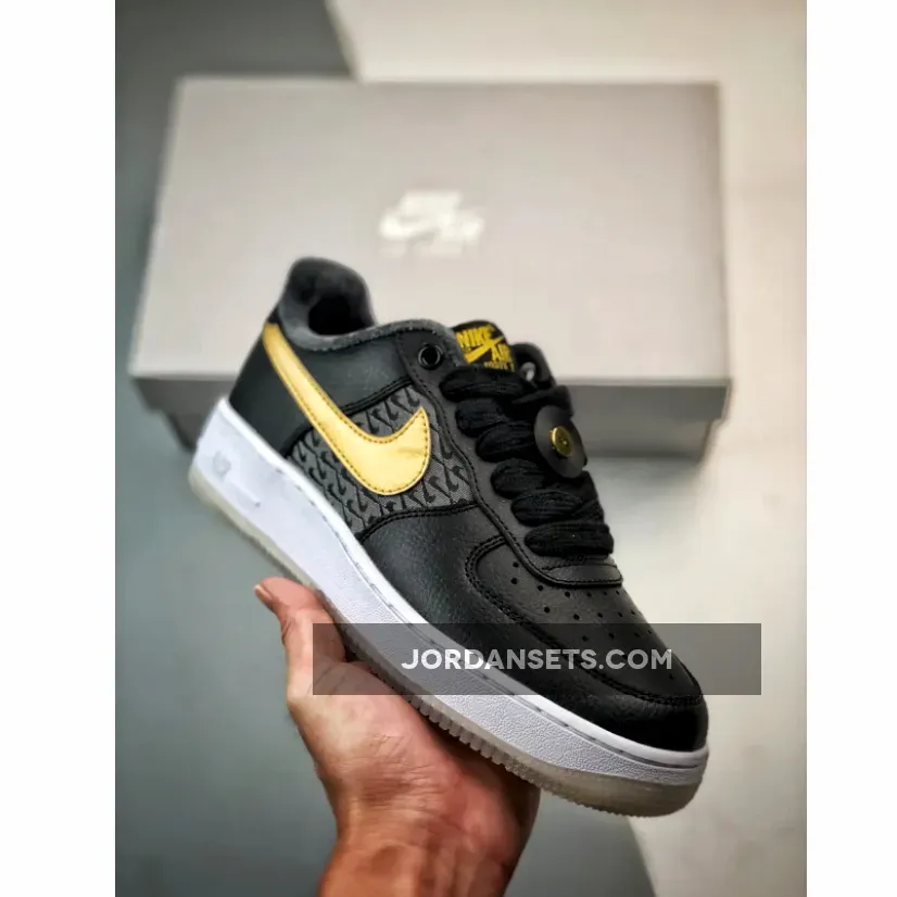 Nike Air Force 1 'Bronx Origins' Black/Metallic Gold To Buy