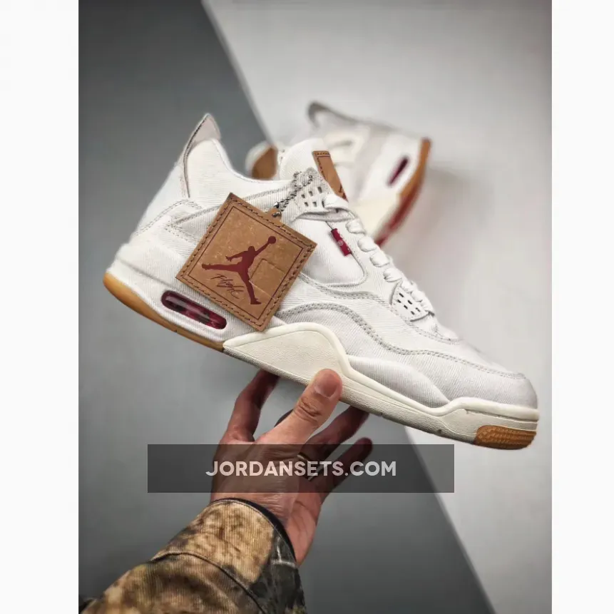 Levi's X Air Jordan 4 Retro 'White Denim' Online AO2571-100