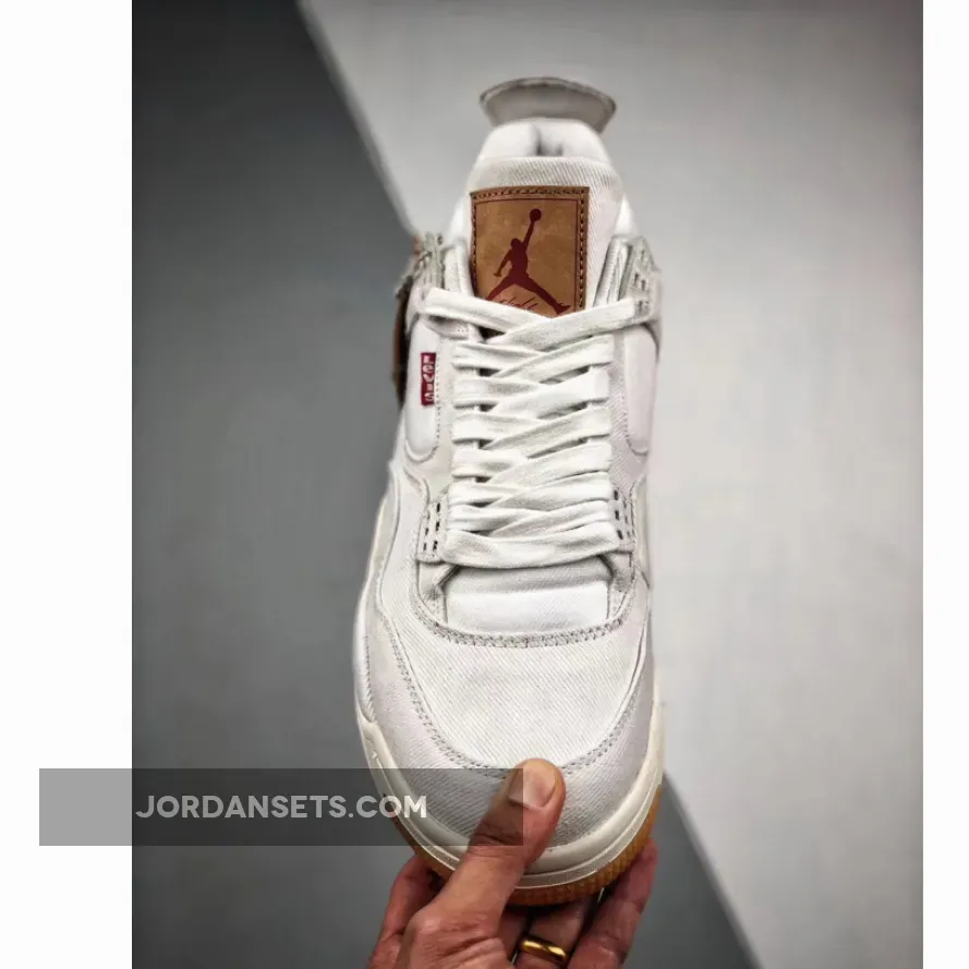 Levi's X Air Jordan 4 Retro 'White Denim' Online AO2571-100
