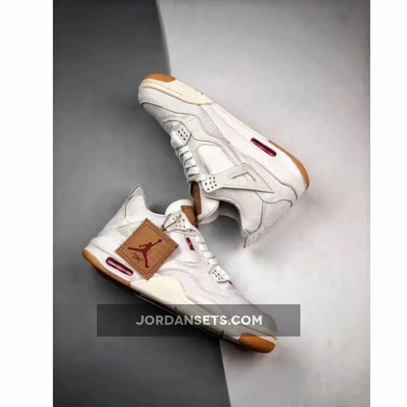 Levi's X Air Jordan 4 Retro 'White Denim' Online AO2571-100