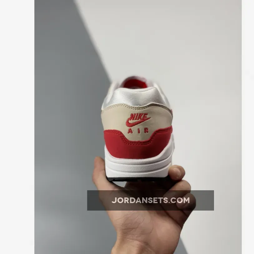 Nike Air Max 1 Anniversary White/University Red 908375-103 - 2017 air max 1