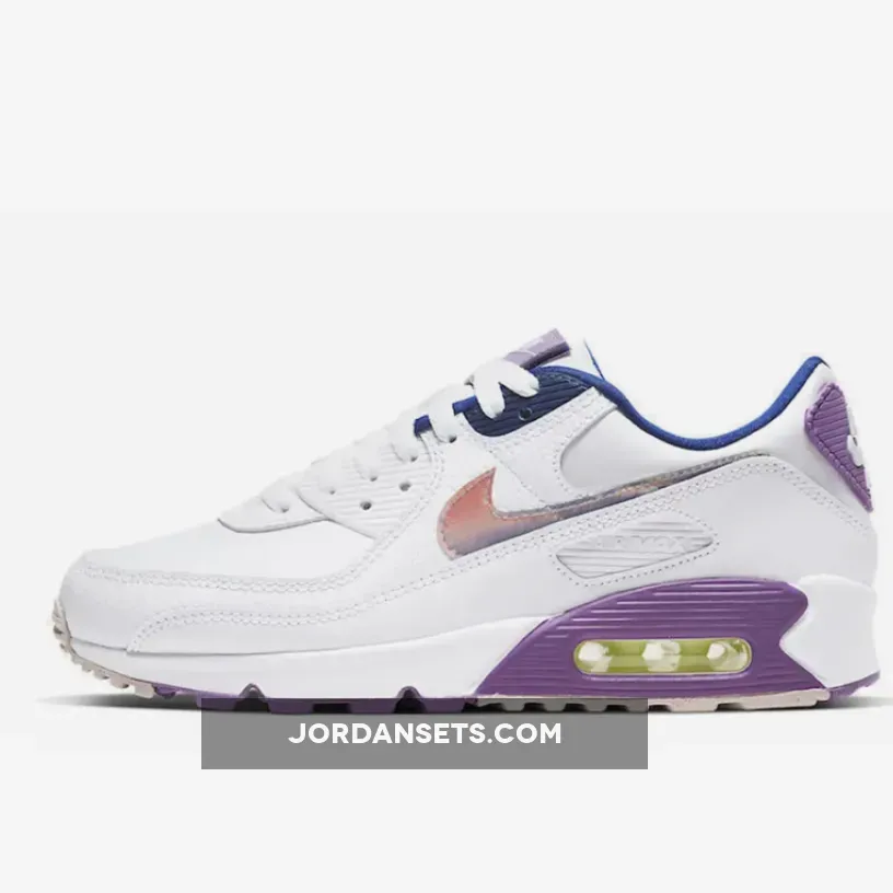 Nike Air Max 90 White/Blue/Purple Nebula - airmax 90 easter