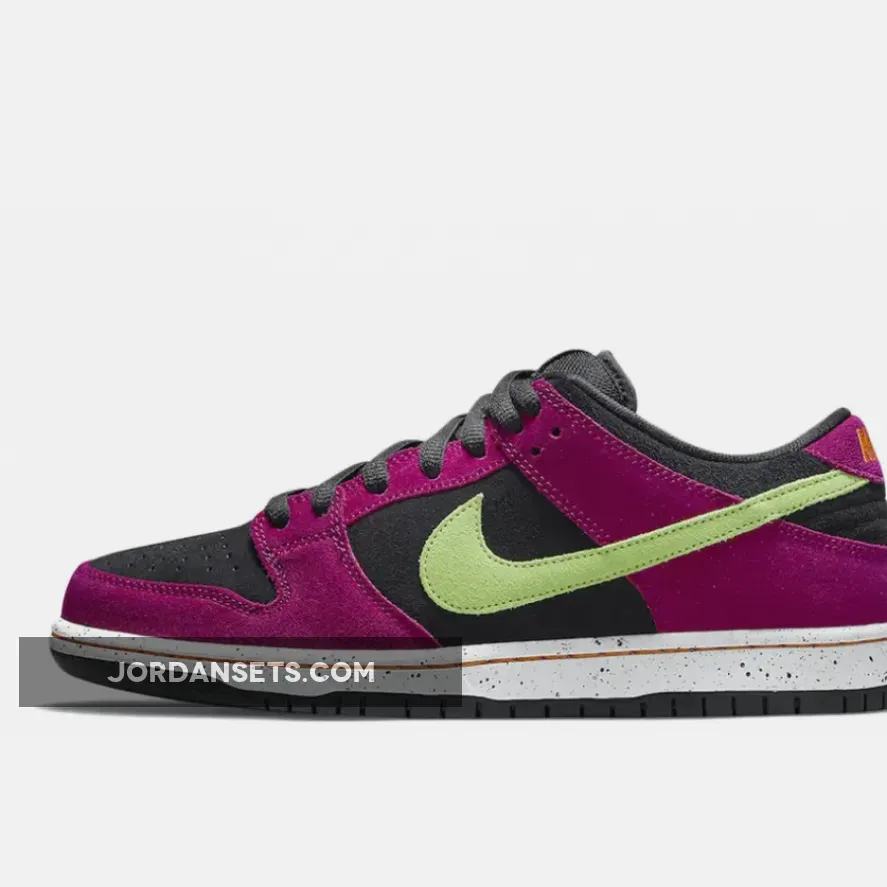 Nike SB Dunk Low Red Plum/Black/Taxi/Citron #taxi dunks