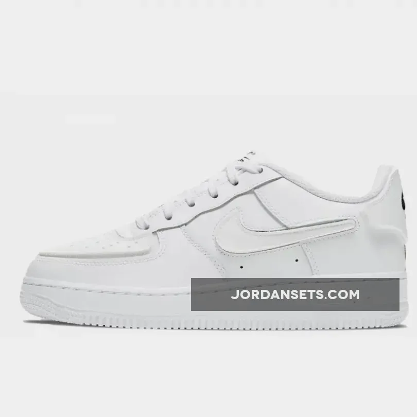White Nike Air Force 1 Low With Fun Patches DB2812-100 New Releases