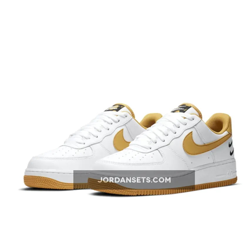 Nike Air Force 1 Low Double Swoosh White Wheat CT2300-100 For Sale