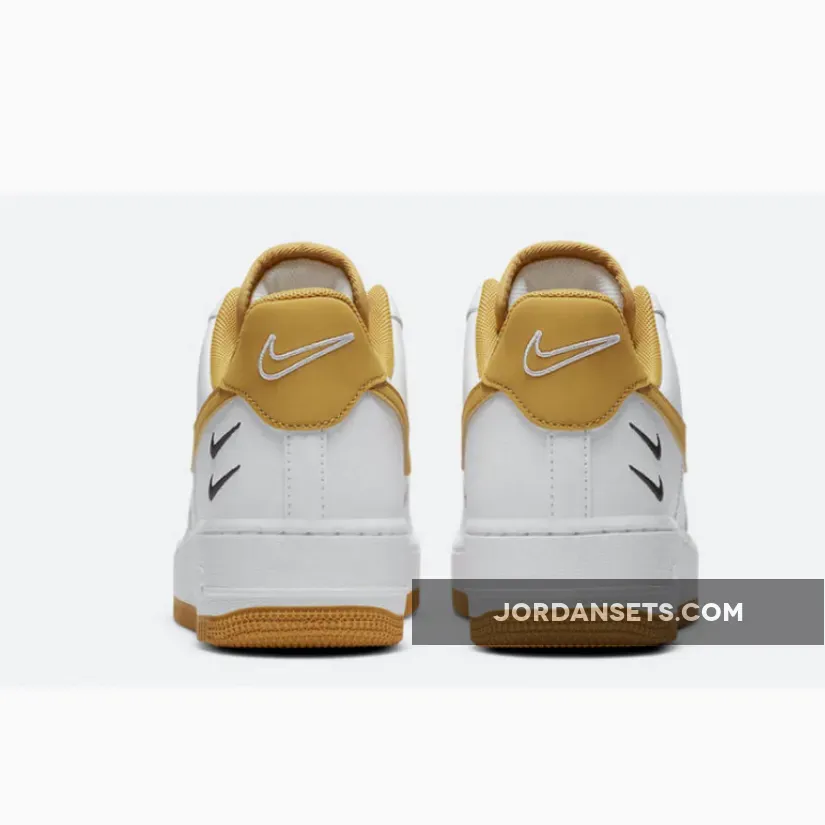 Nike Air Force 1 Low Double Swoosh White Wheat CT2300-100 For Sale