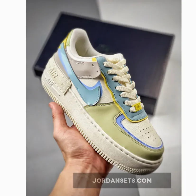 Nike Air Force 1 Shadow Sail Ocean Cube For Womens DR7883-100 #nike air force cube