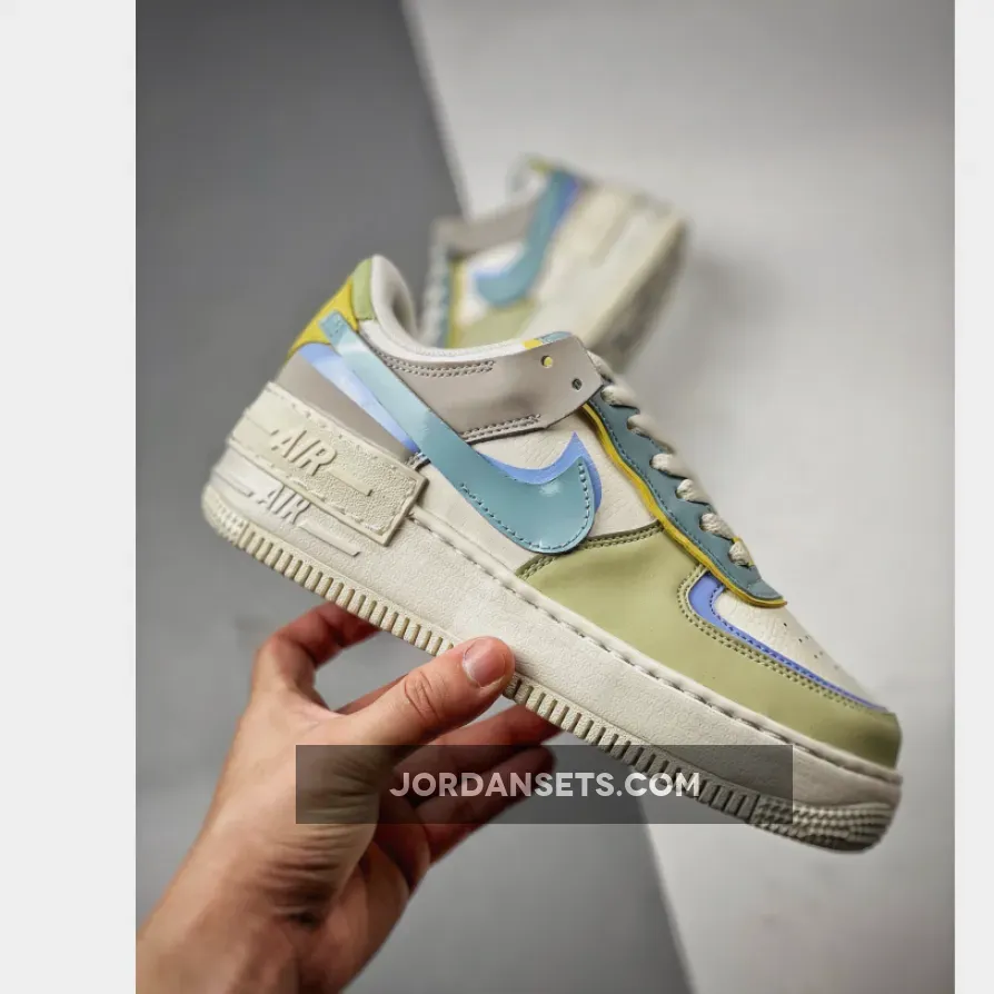 Nike Air Force 1 Shadow Sail Ocean Cube For Womens DR7883-100 #nike air force cube