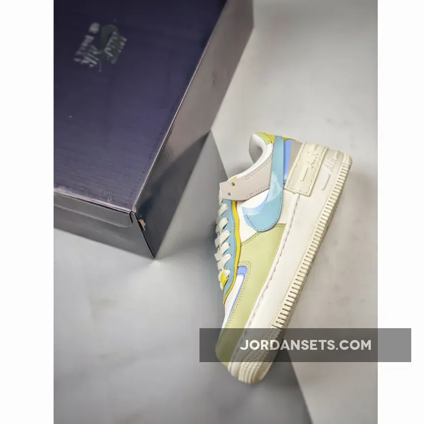Nike Air Force 1 Shadow Sail Ocean Cube For Womens DR7883-100 #nike air force cube
