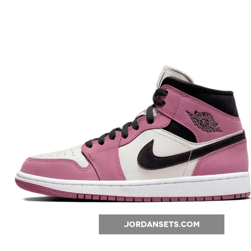Air Jordan 1 Mid Light Mulberry DC7267-500 - air jordan 1 mid se pink