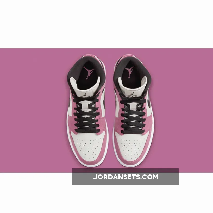 Air Jordan 1 Mid Light Mulberry DC7267-500 - air jordan 1 mid se pink