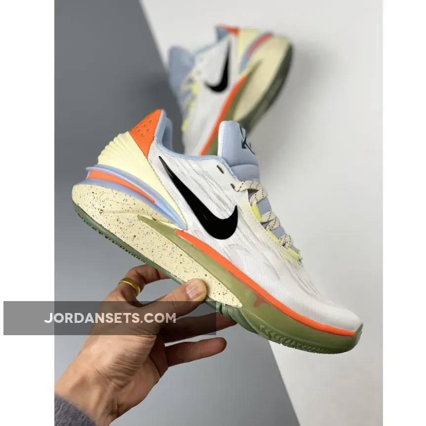 Nike Air Zoom GT Cut 2 White/Black-Ice Blue-Orange nike gt