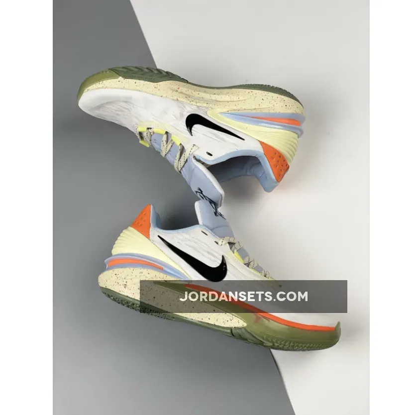 Nike Air Zoom GT Cut 2 White/Black-Ice Blue-Orange nike gt