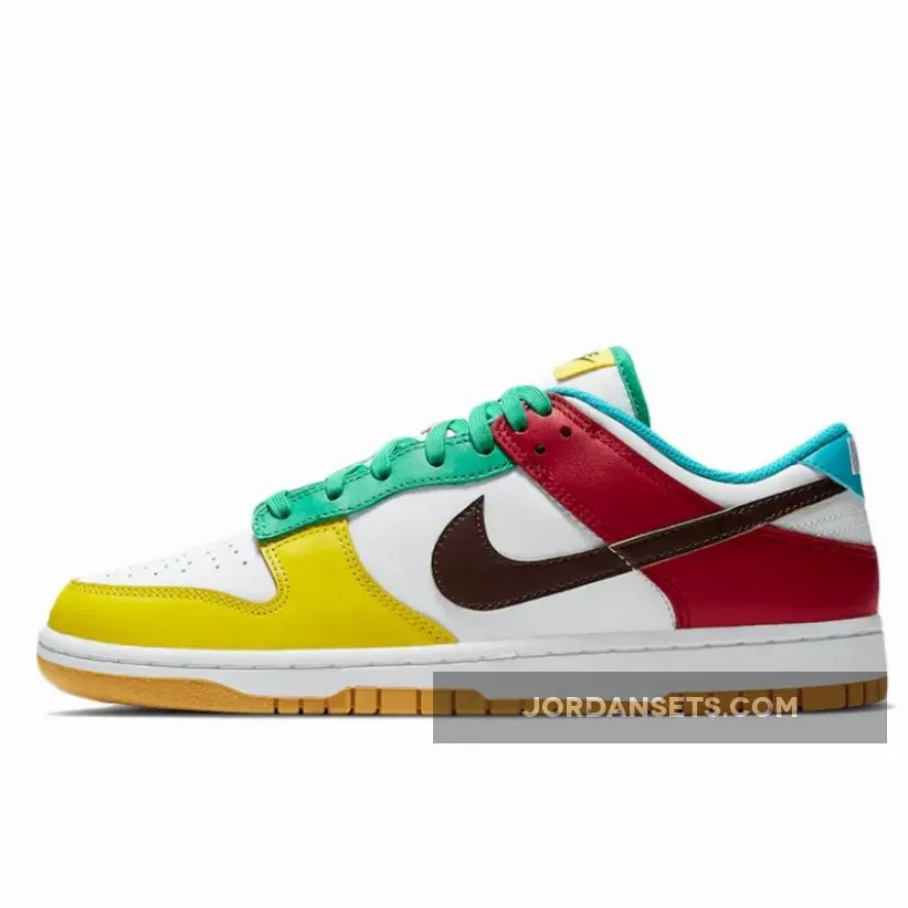 Nike Dunk Low Free 99 Asymmetric White Multi DH0952-100 nike dunks white and green