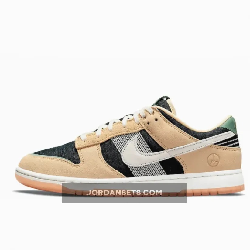 Nike Dunk Low 'Rooted in Peace' Pale Vanilla/Sail-Black-Silver Pine #rooted sneakers