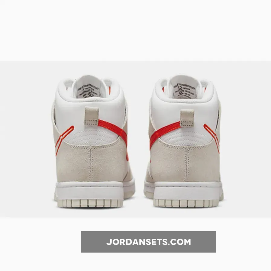 Nike Dunk High First Use Sail Red DH6758-100 / orange and white dunks