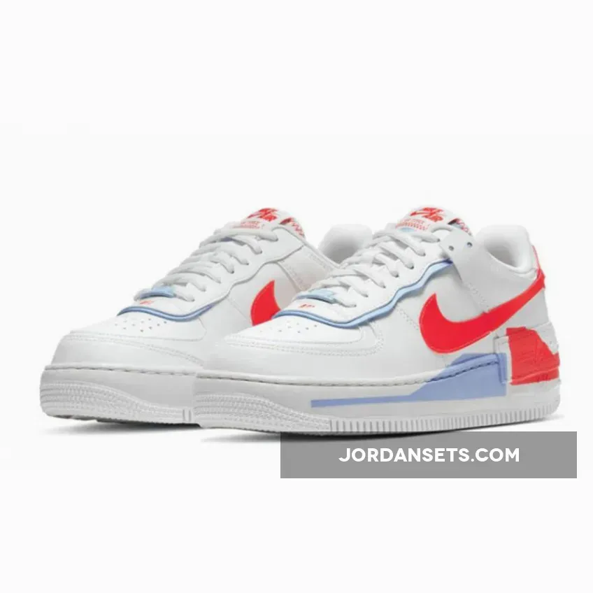 Nike Air Force 1 Shadow Summit White Team Orange WMNS CQ9503-100 orange and blue air force 1