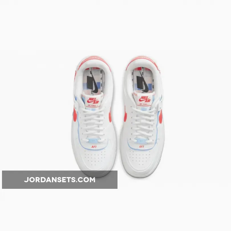 Nike Air Force 1 Shadow Summit White Team Orange WMNS CQ9503-100 orange and blue air force 1