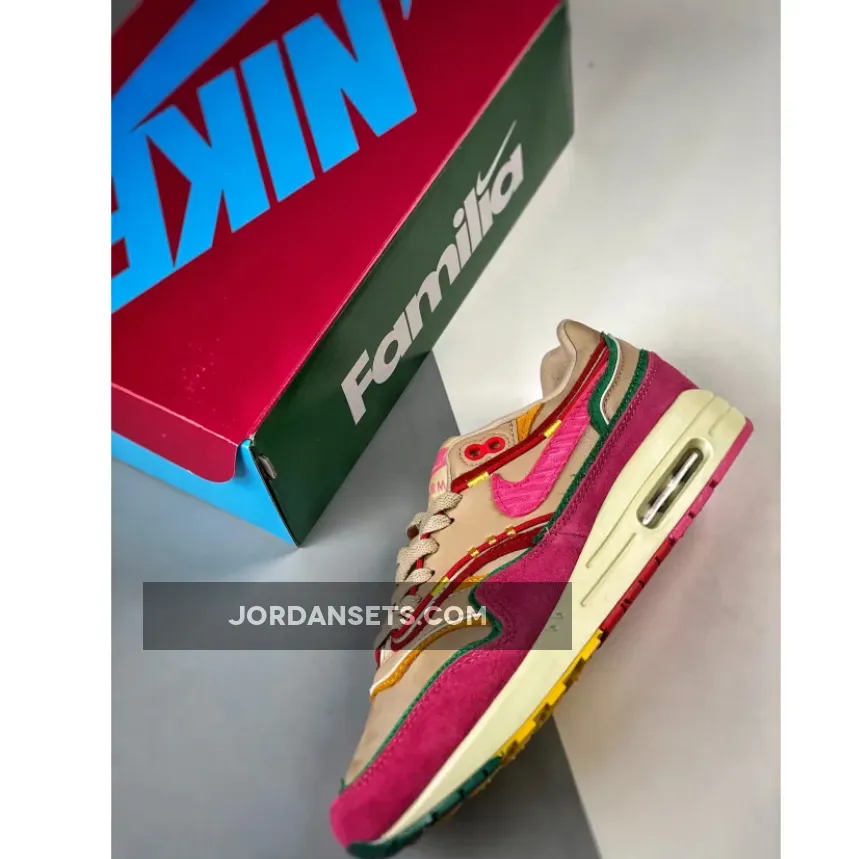 Nike Air Max 1 Premium Familia Pink Multi | Hermes Familia Nike Air Max 1 Premium Familia Pink Multi | Hermes Familia
