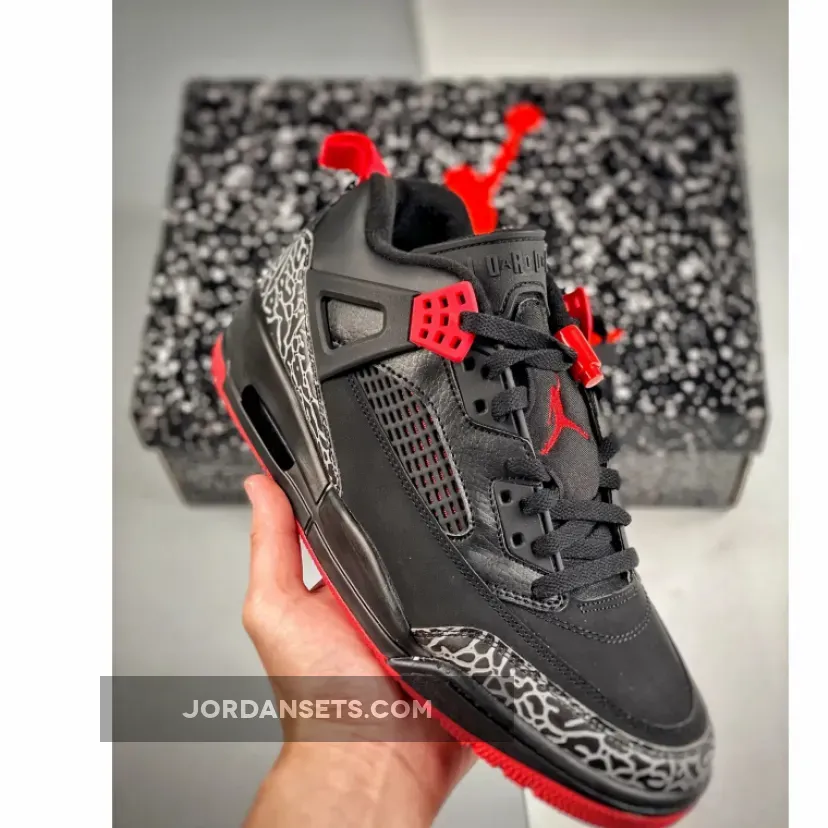 Jordan Spizike Low "Bred" Black/Gym Red-Sail FQ1759-006