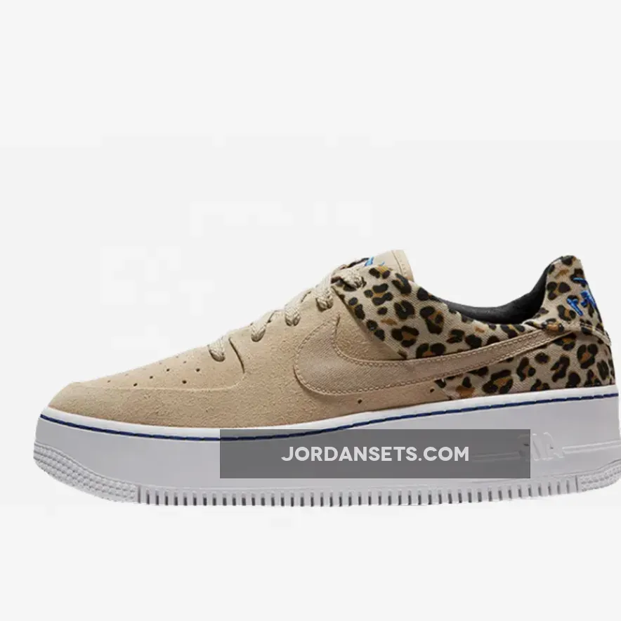 Nike Air Force 1 Sage Low Premium Leopard Print BV1979-200 / cheetah af1