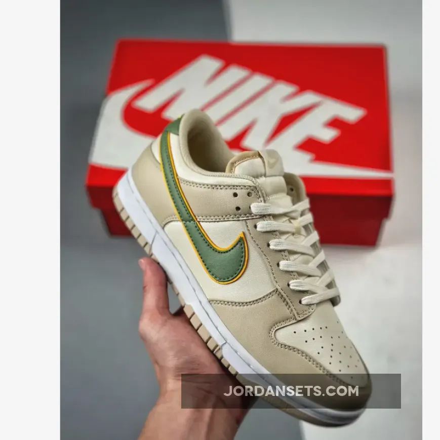 Restock Nike Dunk Low Pale Ivory Oil Green Low Nike Green