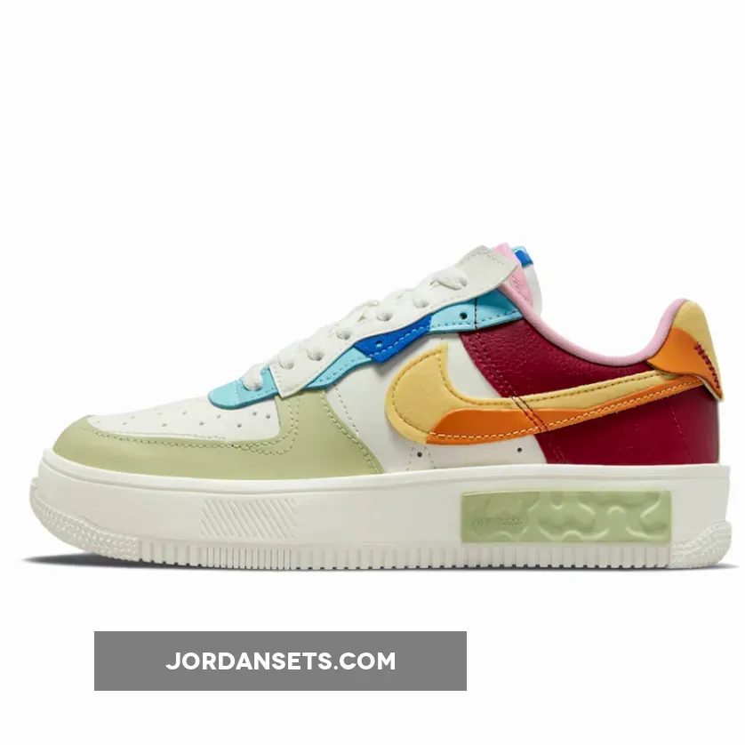 Nike Air Force 1 Fontanka Sail Multi For Womens DO6719-100 #air force 1 pomegranate