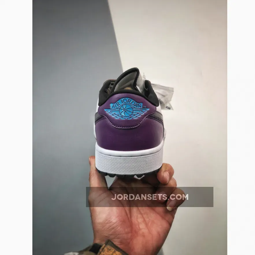 Air Jordan 1 Low Golf White/Cave Purple-Purple Smoke DZ9787-155 - air jordan 1 low cut