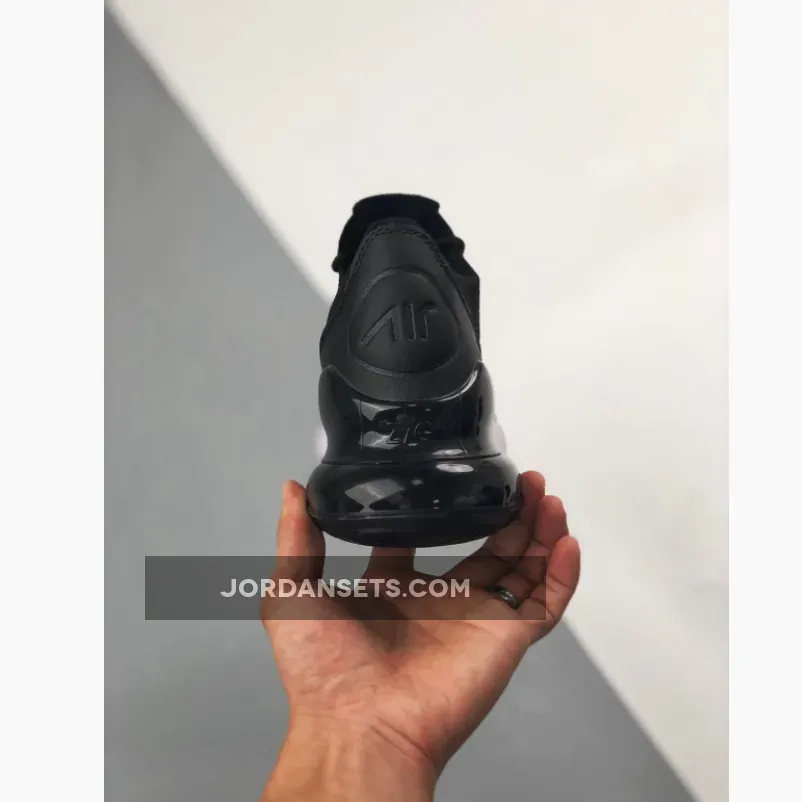 Nike Air Max 270 Flyknit 'Oreo' Black/Black-White - air max 270 flyknit oreo