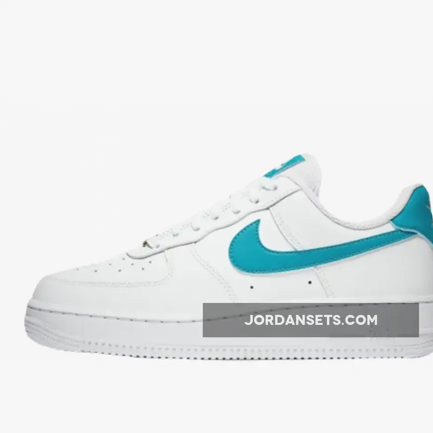 Nike Air Force 1 Low White Teal Nebula AH0287-109 Brand New