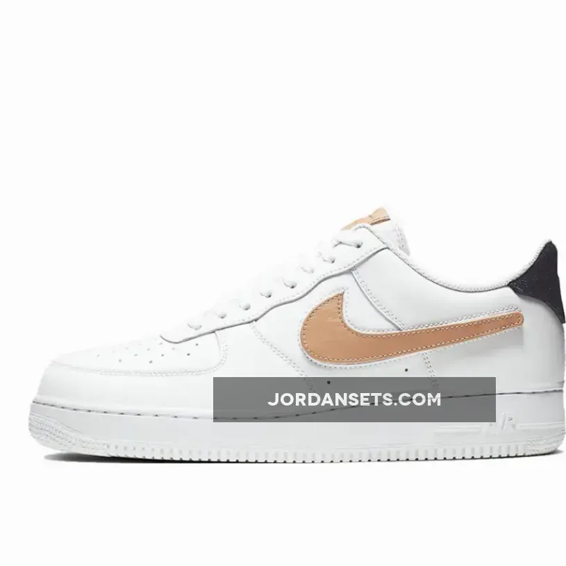Nike Air Force 1 Low White/Obsidian-Vachetta Tan-White / air force 1 white vachetta tan