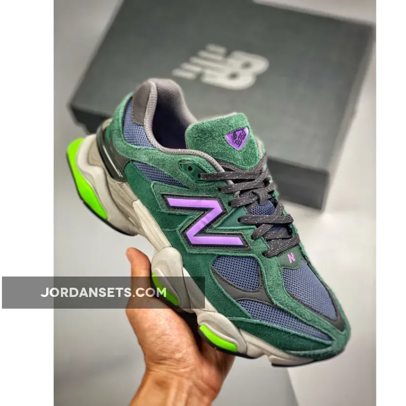 New Balance 9060 Green Blue / green and blue new balance