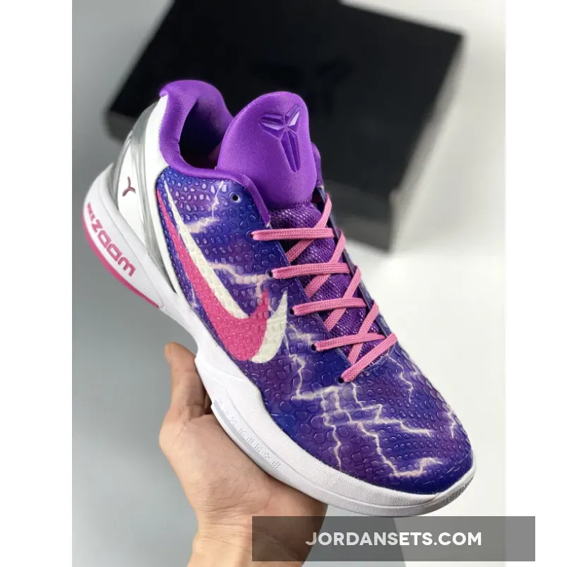 Nike Kobe 6 Purple Pink White Silver 1681877842 Online