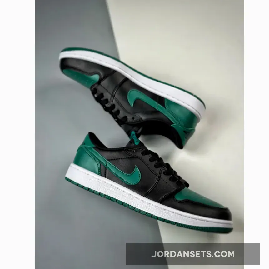Air Jordan 1 Low OG Black/Gorge Green Brand New CZ0775-036