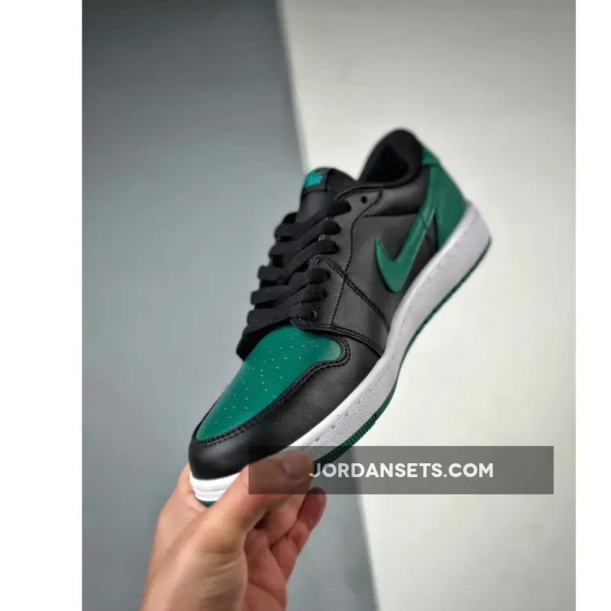 Air Jordan 1 Low OG Black/Gorge Green Brand New CZ0775-036