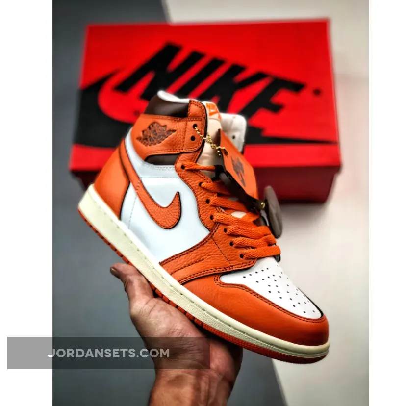 Air Jordan 1 High OG White/Starfish-Cacao Wow-Sail / retro starfish jordans