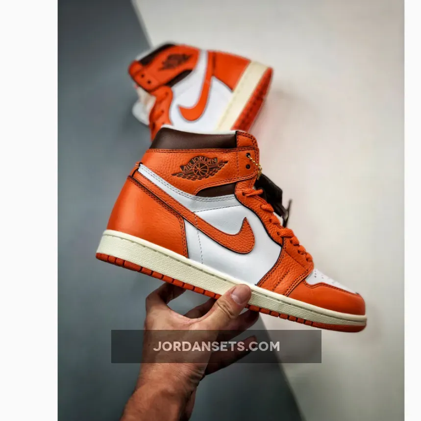 Air Jordan 1 High OG White/Starfish-Cacao Wow-Sail / retro starfish jordans
