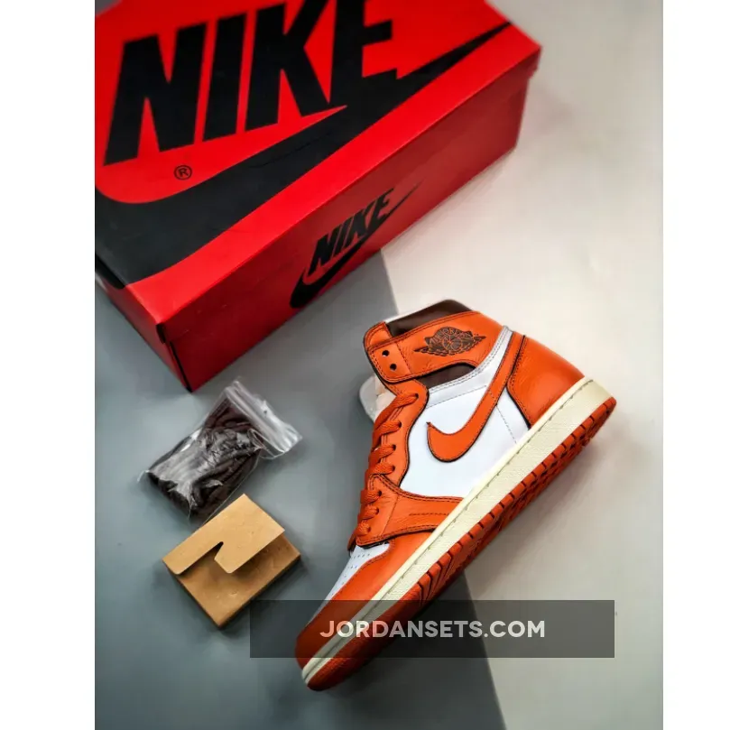 Air Jordan 1 High OG White/Starfish-Cacao Wow-Sail / retro starfish jordans