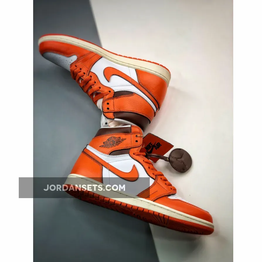 Air Jordan 1 High OG White/Starfish-Cacao Wow-Sail / retro starfish jordans