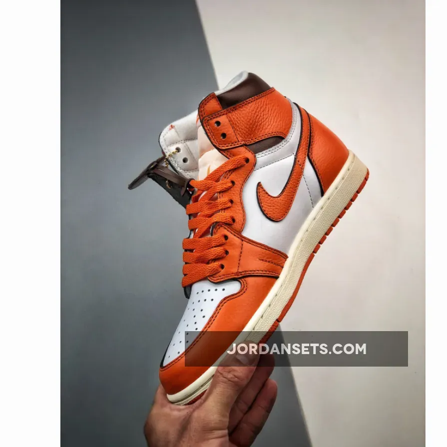 Air Jordan 1 High OG White/Starfish-Cacao Wow-Sail / retro starfish jordans